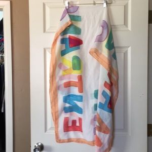 Kate spade scarf. Large size. Tags removed